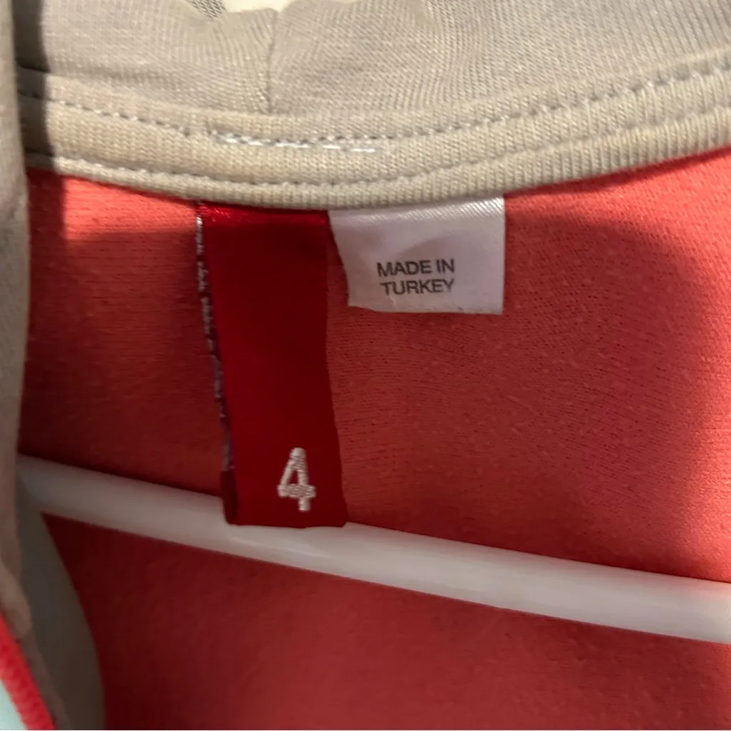 H&M Divided Neon Zip Up Hoodie - Image 4