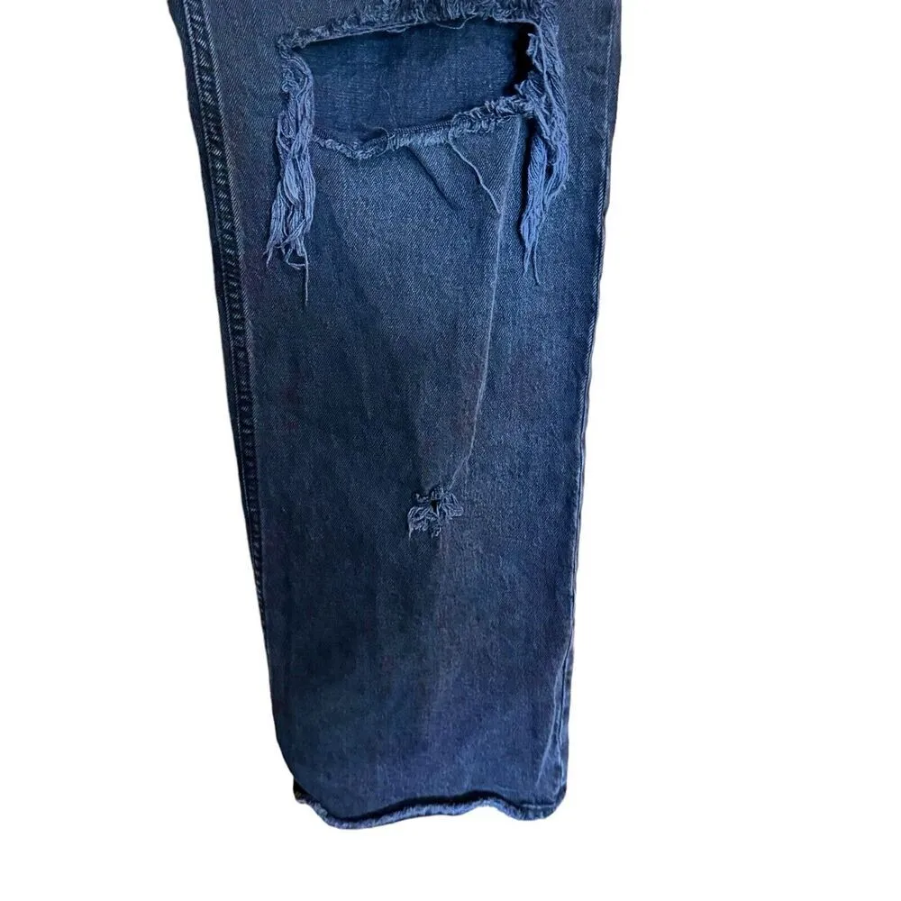 Abercrombie & Fitch Jeans Womens 30 10 Black Wash The 90s Baggy Low Rise Denim - Image 3