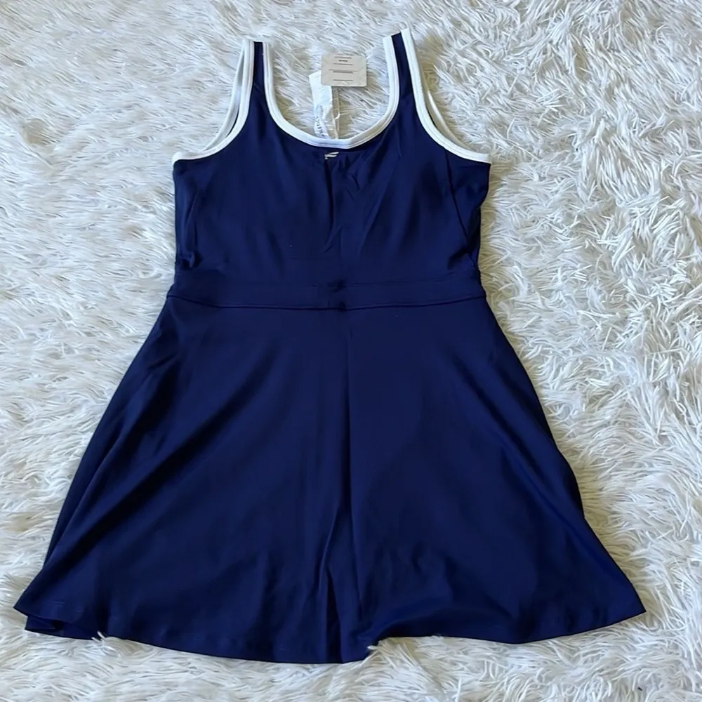 New FABLETICS Women’s Sporty Built-In Short Dress in collegiate navy/white Small - Image 12