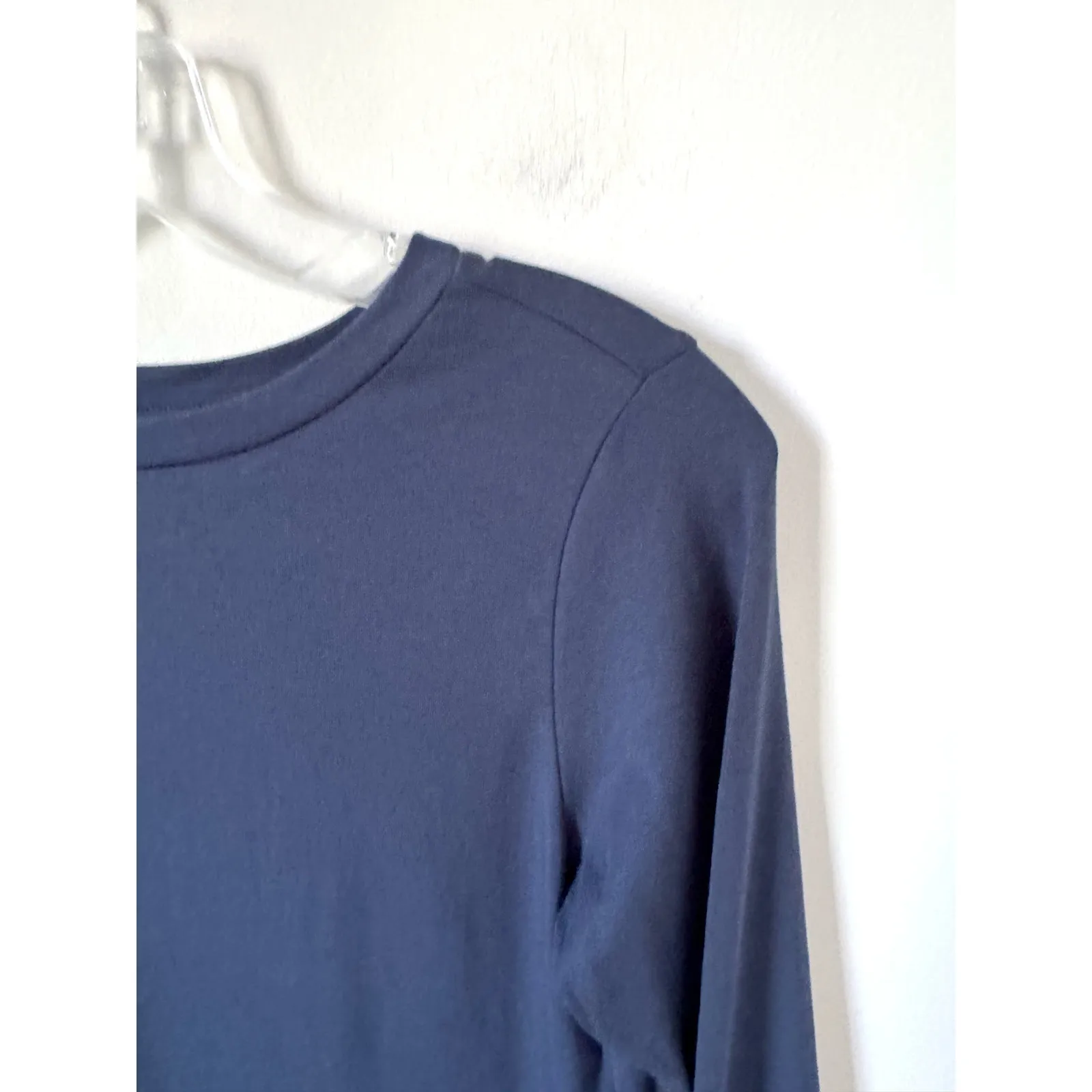 Universal Standard Long Sleeve Crew Neck T-Shirt Size (00-0) 4XS NEW - Image 4