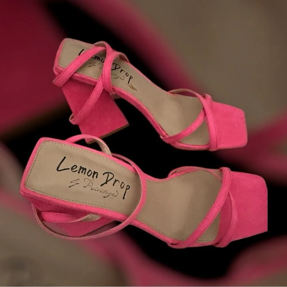 Lemon Drop by Privileged Pink Hadley Platform Heels 7.5 - Image 2