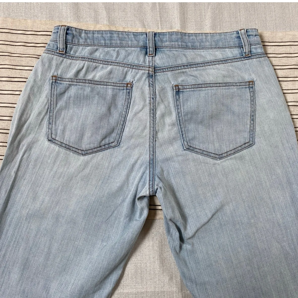 Eileen Fisher Women's Organic Cotton‎ Light Blue Denim Stretch Jeans 4X29 - EUC - Image 15