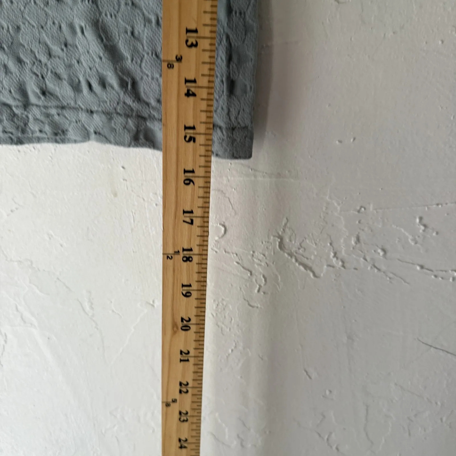 Emma & Elsa Y2k One‎ Size Gray Floral Textured Short Sleeve Stretch Baby Tee - Image 5