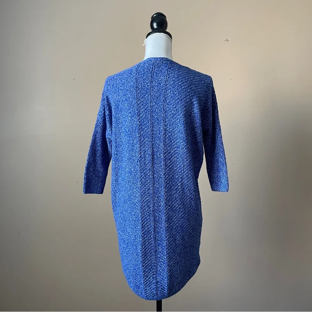 EXPRESS | Blue Deep V-Neck Sweater Sz S - Image 6