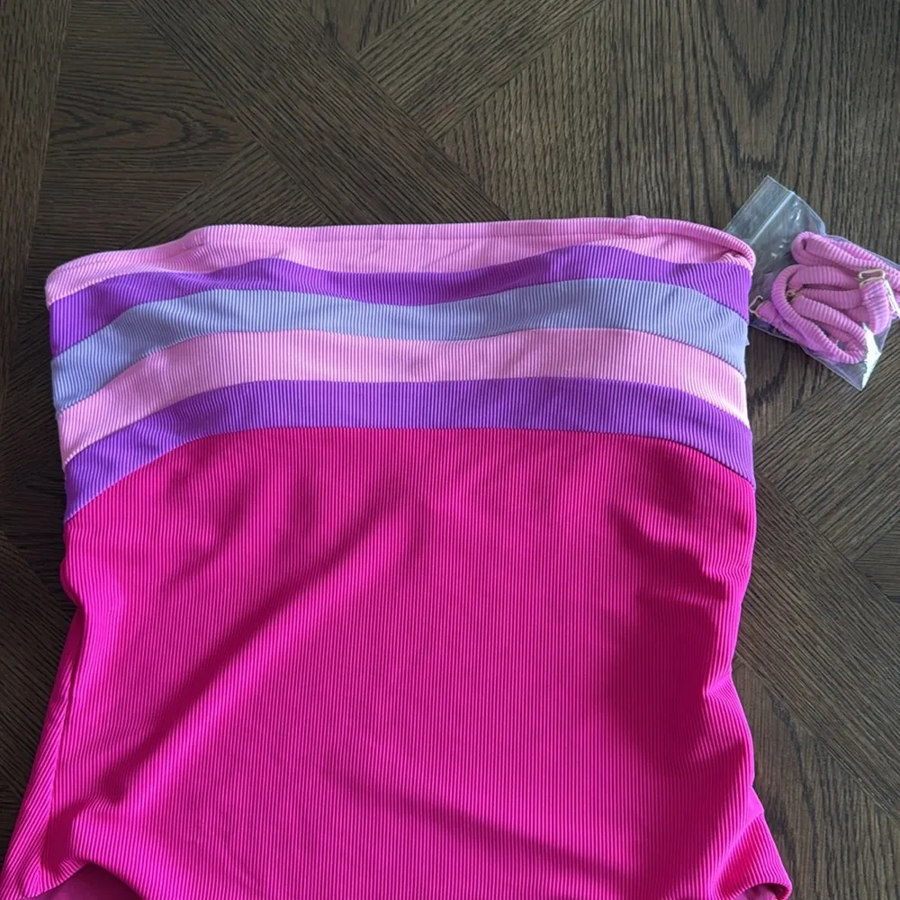 Beach Riot Jessa One Piece Raspberry Colorblock, Size Medium , $178 - Image 12