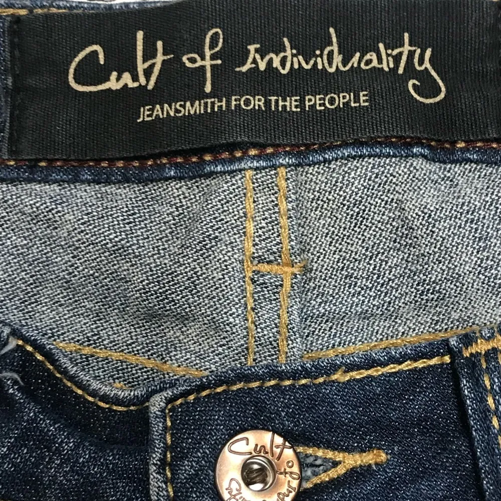 Cult of Individuality Bohemi Boot Cut‎ Jeans 26 Blue - Image 4