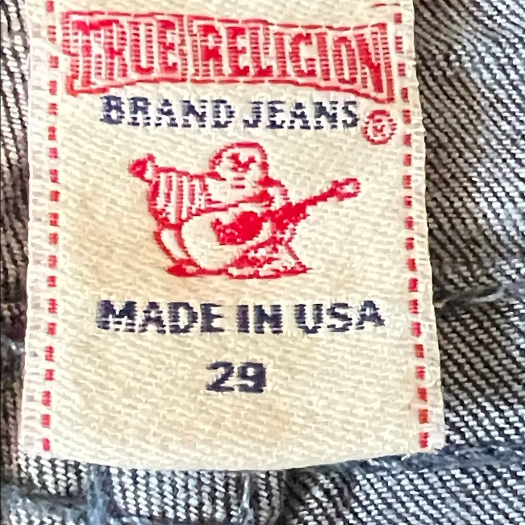 True Religion Flap Pocket Straight Jeans Size 29 - Image 6