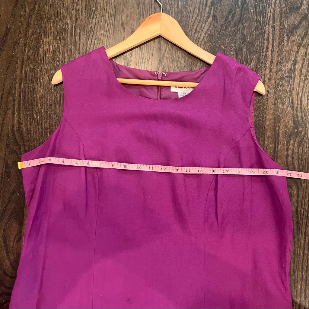 Vibrant Pink Sleeveless Mini Dress Size 16W - Image 3