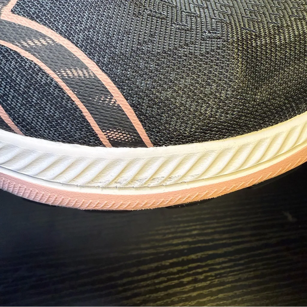 ASICS Gel Excite 9 Running Sneakers Women’s Size 11 Black‎ Frosted Rose 1012B182 - Image 7