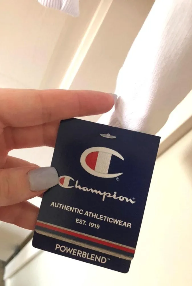 Champion White  Hoodie - Image 4