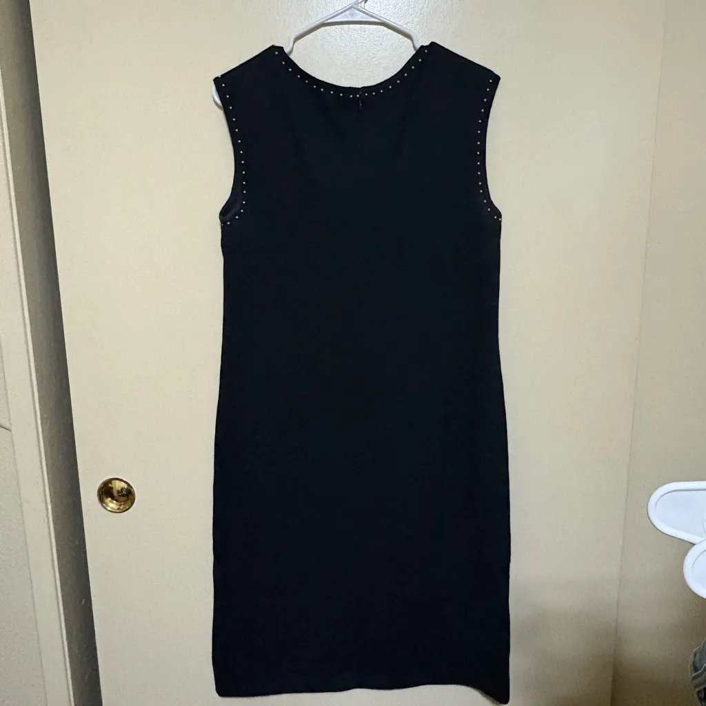 St. John Elegant Black Midi Dress - Image 2