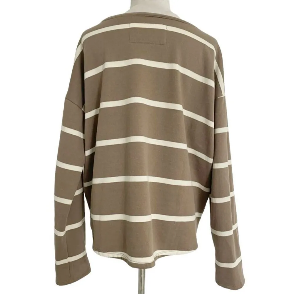 Threads 4 Thought Size Large  Top Blouse Long Sleeve Pullover Crewneck - Image 4