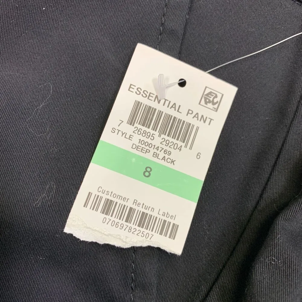 Maison Jules Womens Crop Capri Dress Pants Essential Mid Rise Black Size 8 - Image 8