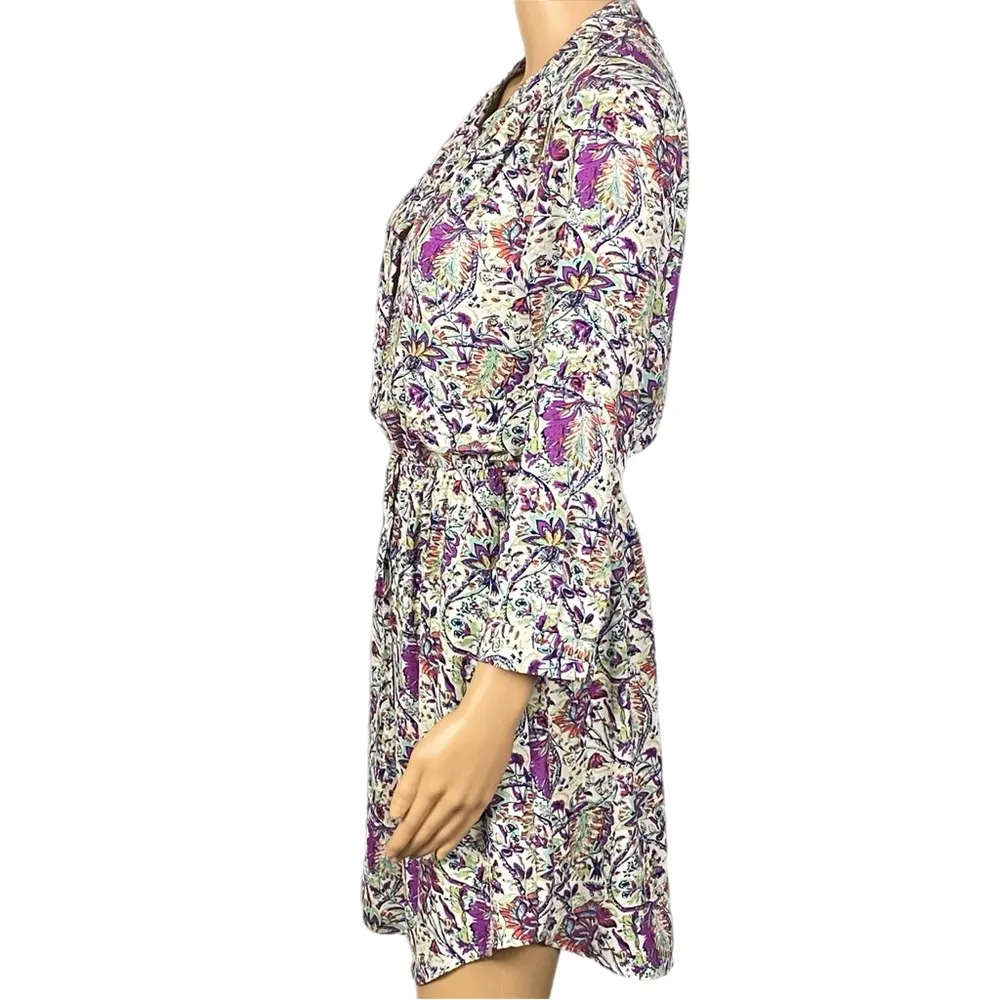 DANIEL RAINN colorful, abstract floral short dress with Pockets. Size XS. EUC - Image 6