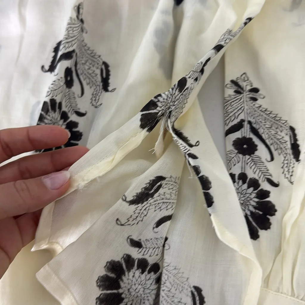 Alix of Bohemia Kiki Ink Cactus Flower Shirt
Button Front Long Sleeve Size XS - Image 13