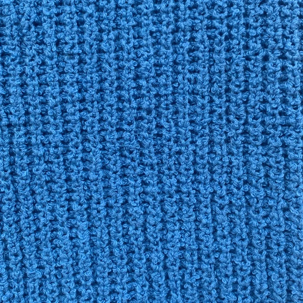 Free People Beach FP Blue Ribbed Chunky Knit Sleeveless Cowl Neck Sweater NWT - Image 4