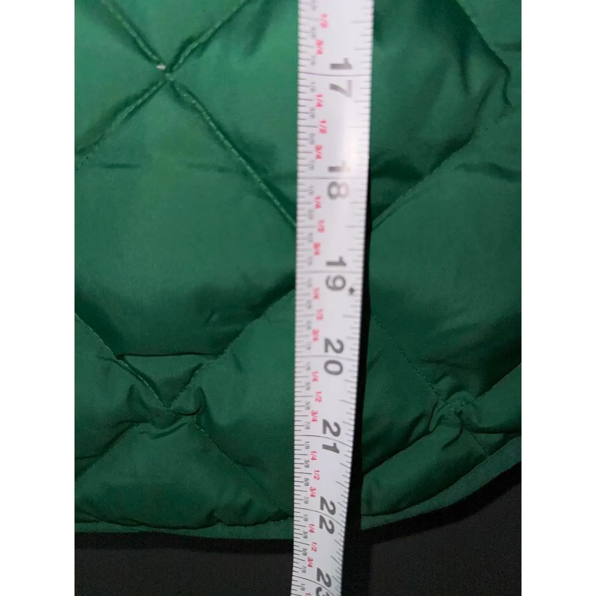 J.Crew Quilted Green Women's Vest, Size PXS - Image 6