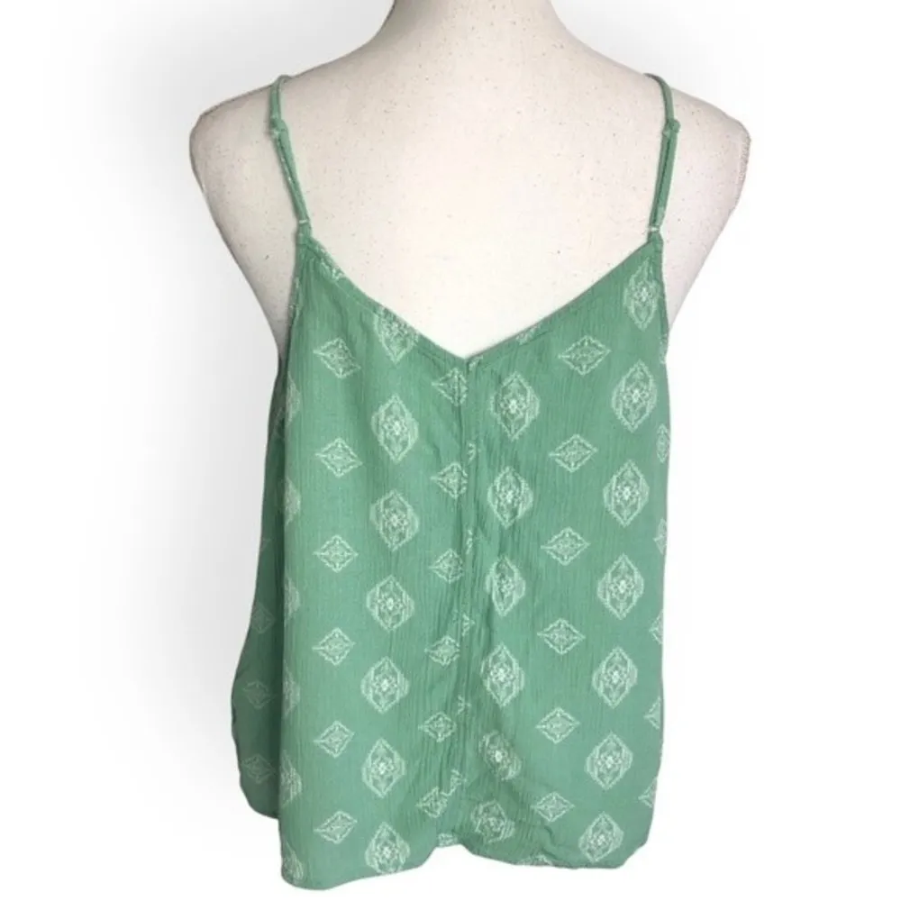 SO Juniors Button Front Aztec Print Sleeveless Tank Top - Image 97