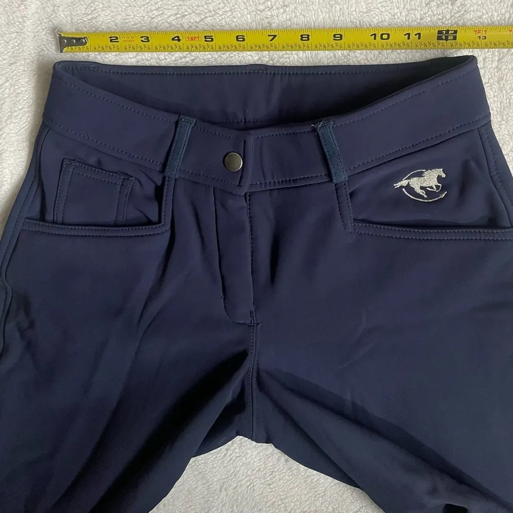 Piper by Smartpak Blue Knee Patch Breeches size 24R - Image 9