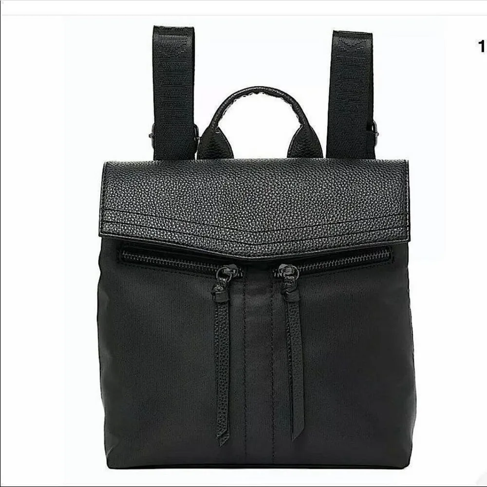 New York Black Nylon Mini Trigger Backpack - Image 2