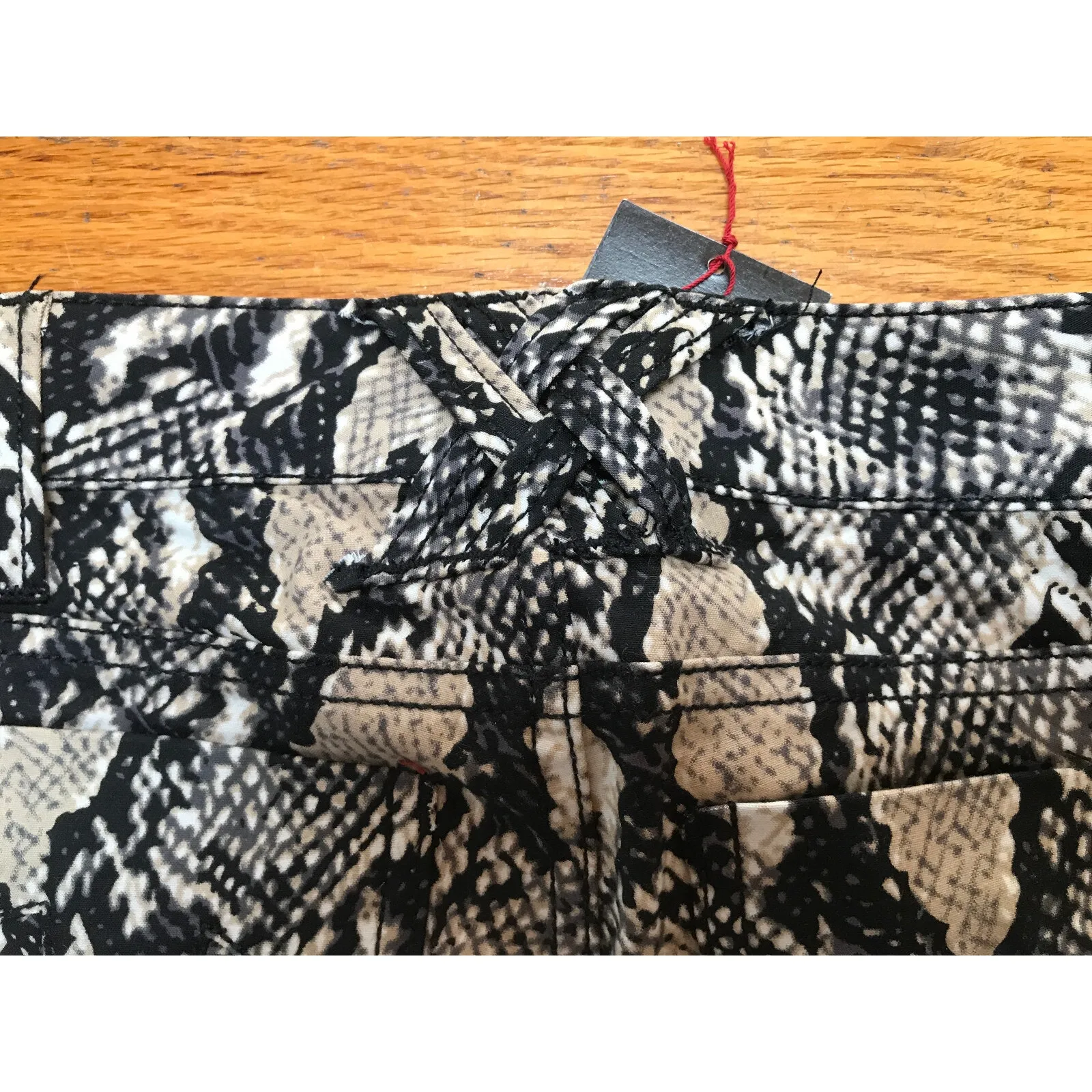 Vintage Tripp NYC Snakeskin Animal Print Narrow Leg Punk Goth Y2K Pants 3 S - Image 8