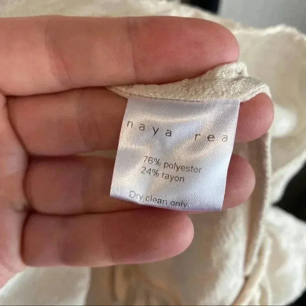 253 Maya Rae Eva Mini Dress Puff Sleeve White Size 8 - Image 5