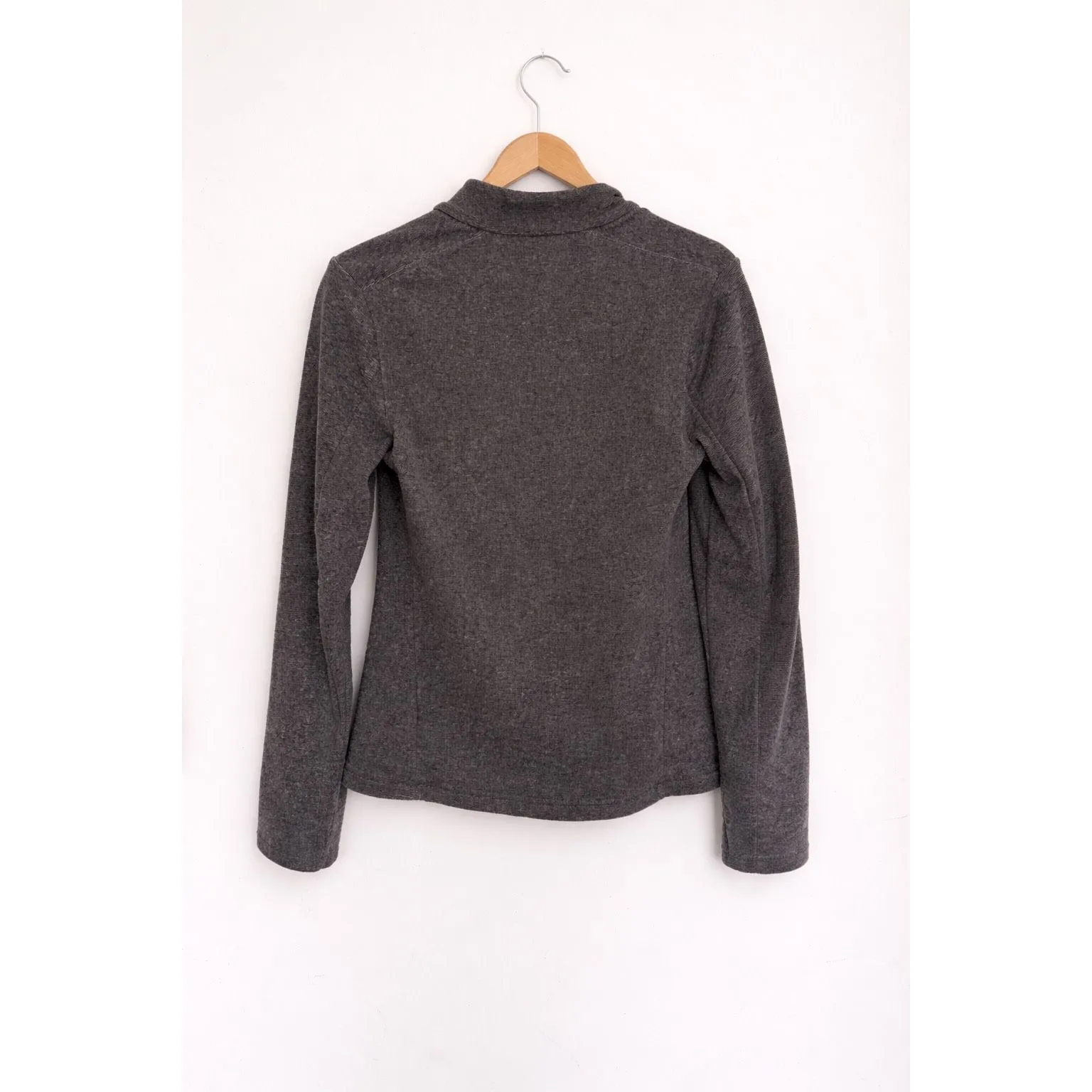 Quechua Gray Quarter Zip Fleece Pullover Women’s XS Small Athletic - Image 2