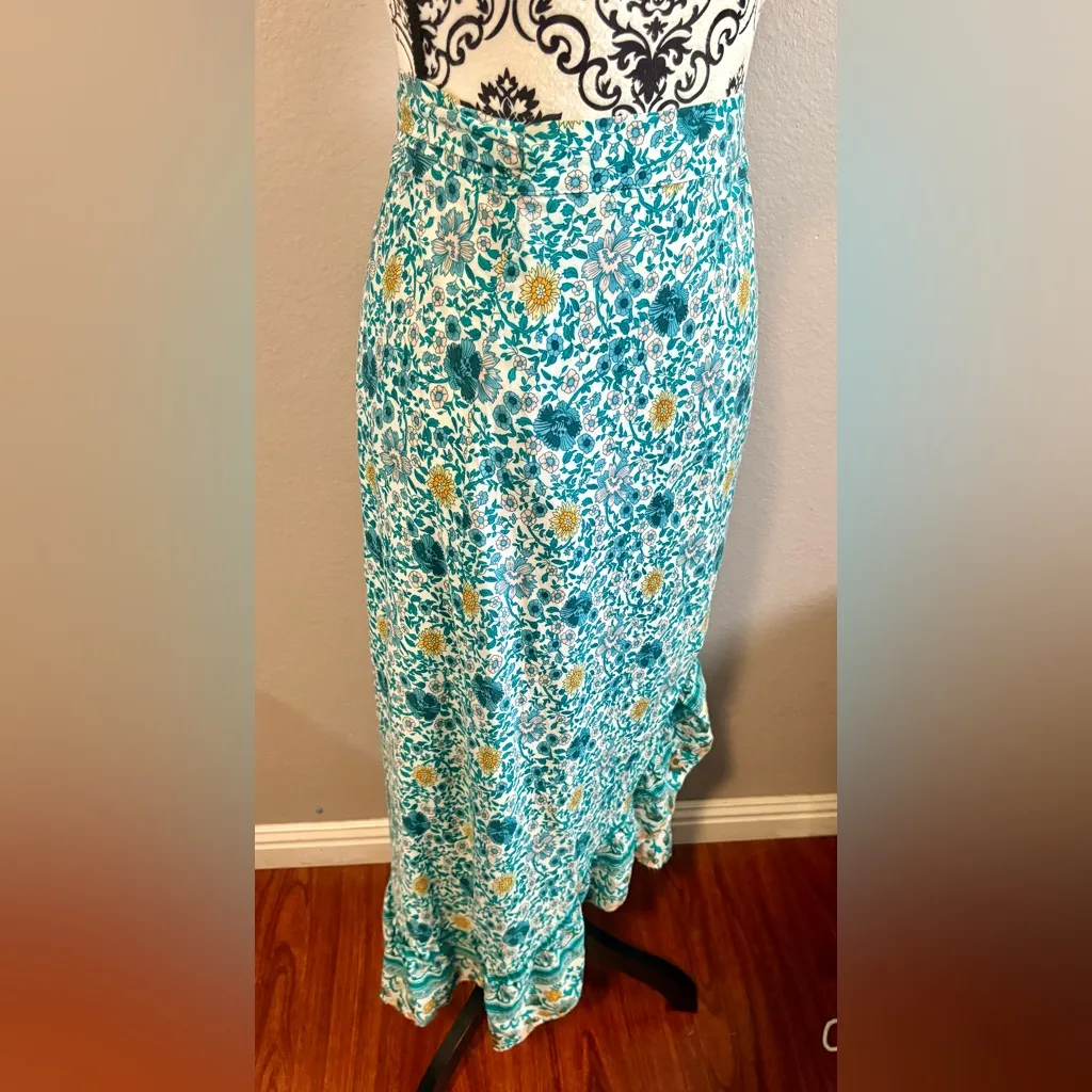 PRINCESS POLLY Floral Frill Wrap Skirt - Image 4