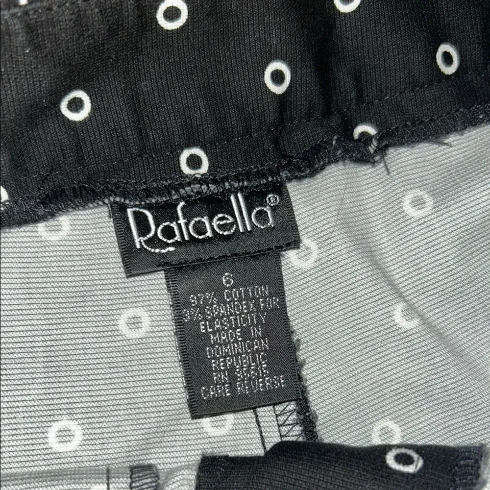 Rafaella Black and White Polka Dot Capris - Image 3