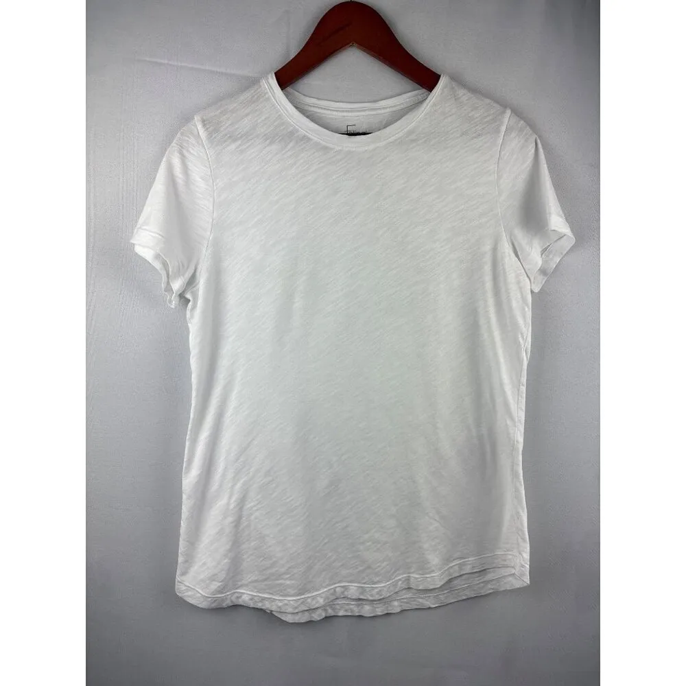 Felina  Womens White Short Sleeve T-Shirt Medium - Image 2