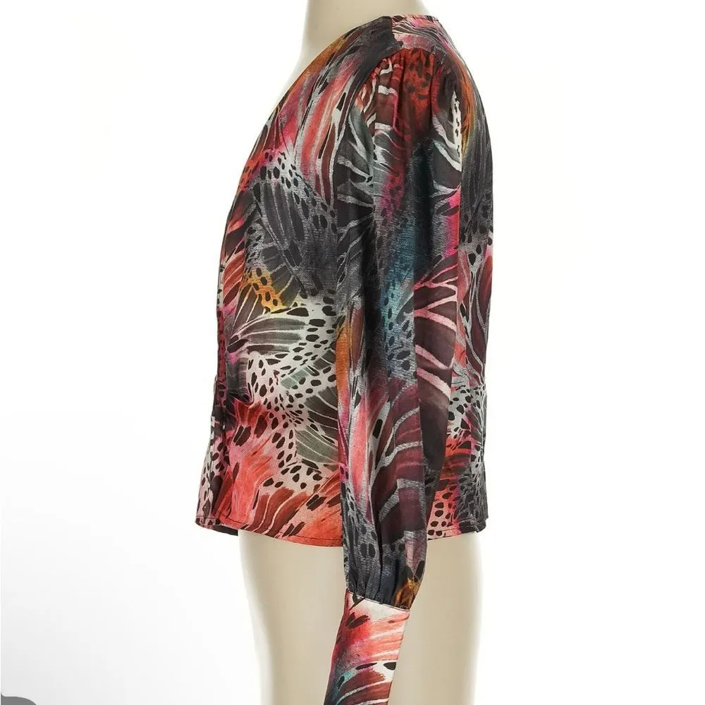 L’ Academie BEA BLOUSE in the color abstract xs - Image 5