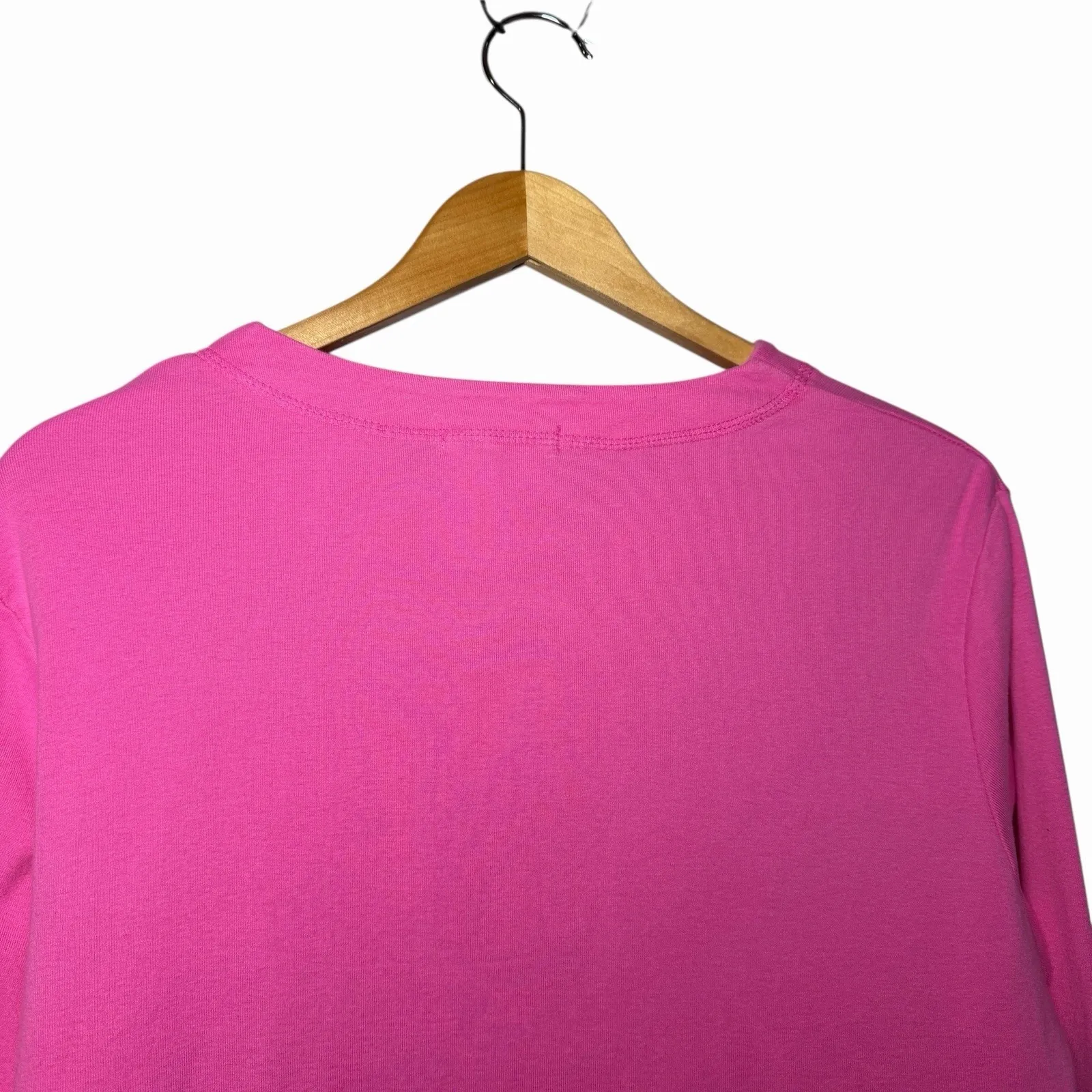 Fresh Produce Women's Baby Rib Essential Cardigan Pink Tea Rose 2X Made in USA - Image 8