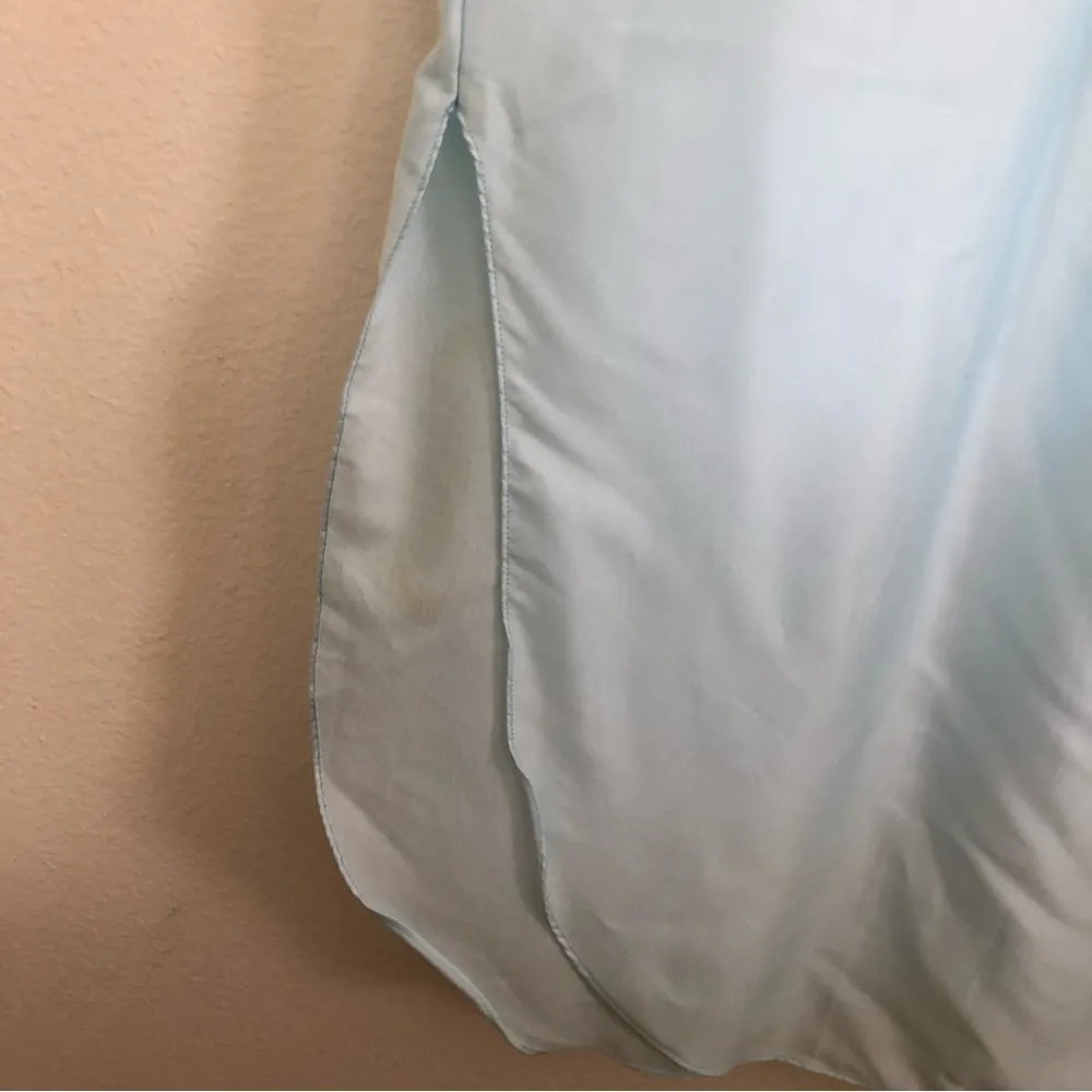 Vintage Christian Dior Lingerie x Neiman Marcus Blue Night Gown M - Image 7