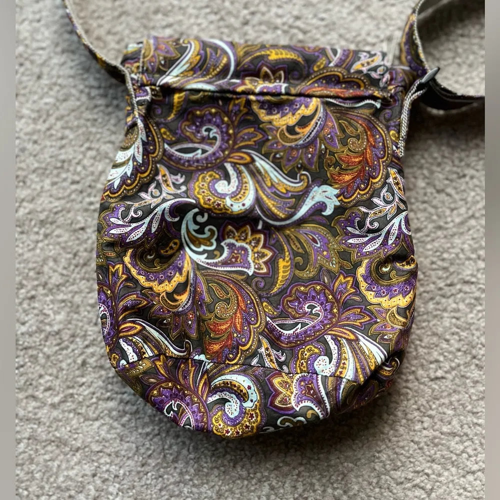 Paisley Patterned Lightweight Small Crossbody Bag Boehmian Style - Image 2