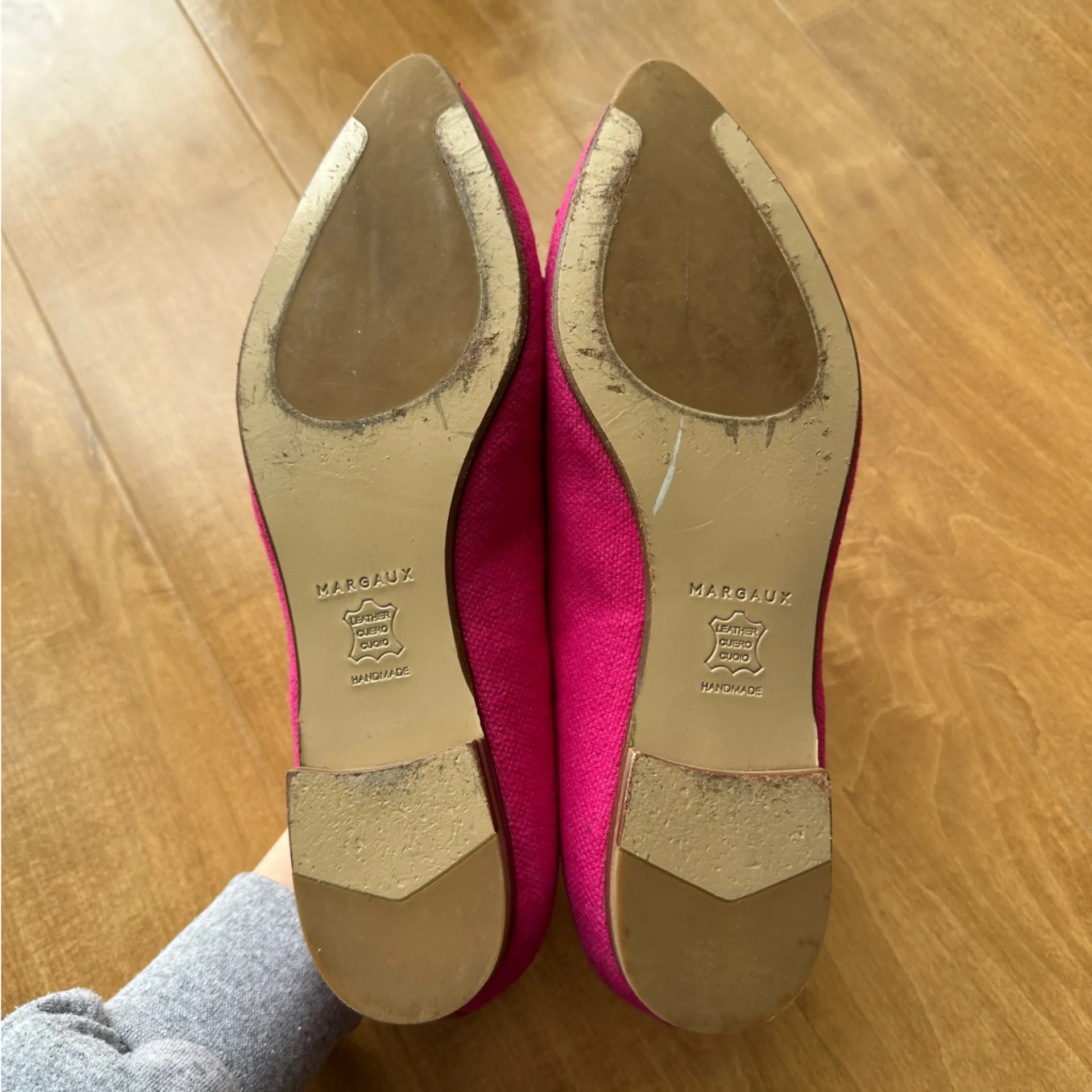 Margaux The Pointe Bow Ballet Flats, Hot Pink, Size 8 Pink - Image 9