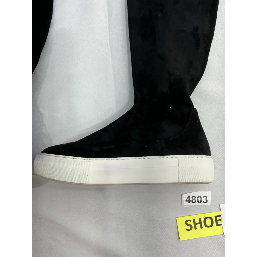 Womans J Slides NYC Otk Pull On Boot Sneakers 6.5 Black 1/4 Zip - Image 2