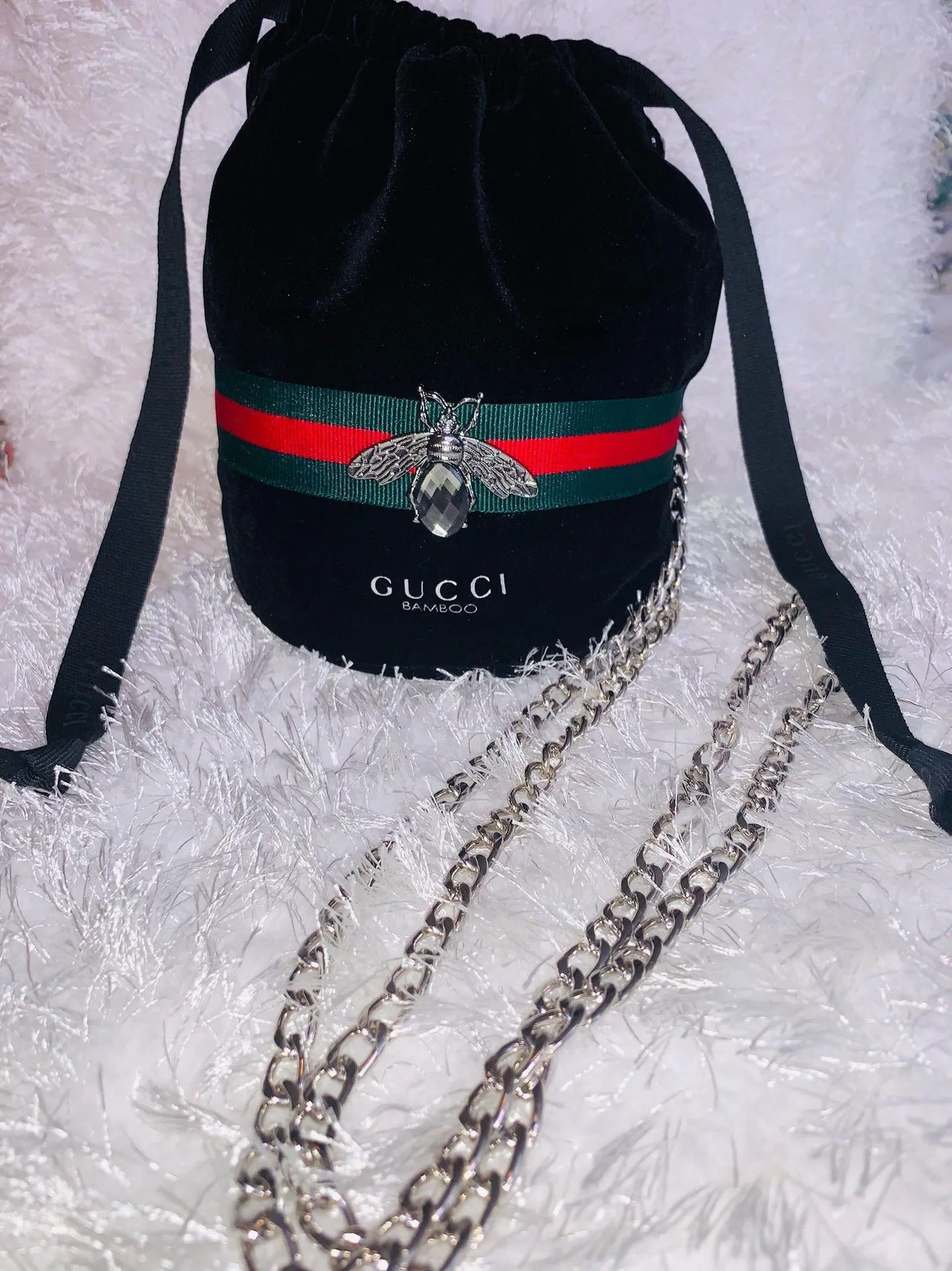 Authentic Designer Beauty Bag Black - Image 8