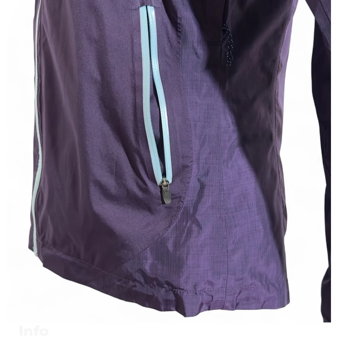 Columbia Rain Jacket Hooded Lightweight Omni-Heat Thermal Comfort Size‎ S - Image 9