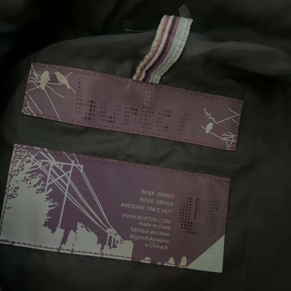 Burton Grey Women's City System Nylon Lined Insulated Jacket Large - Image 4