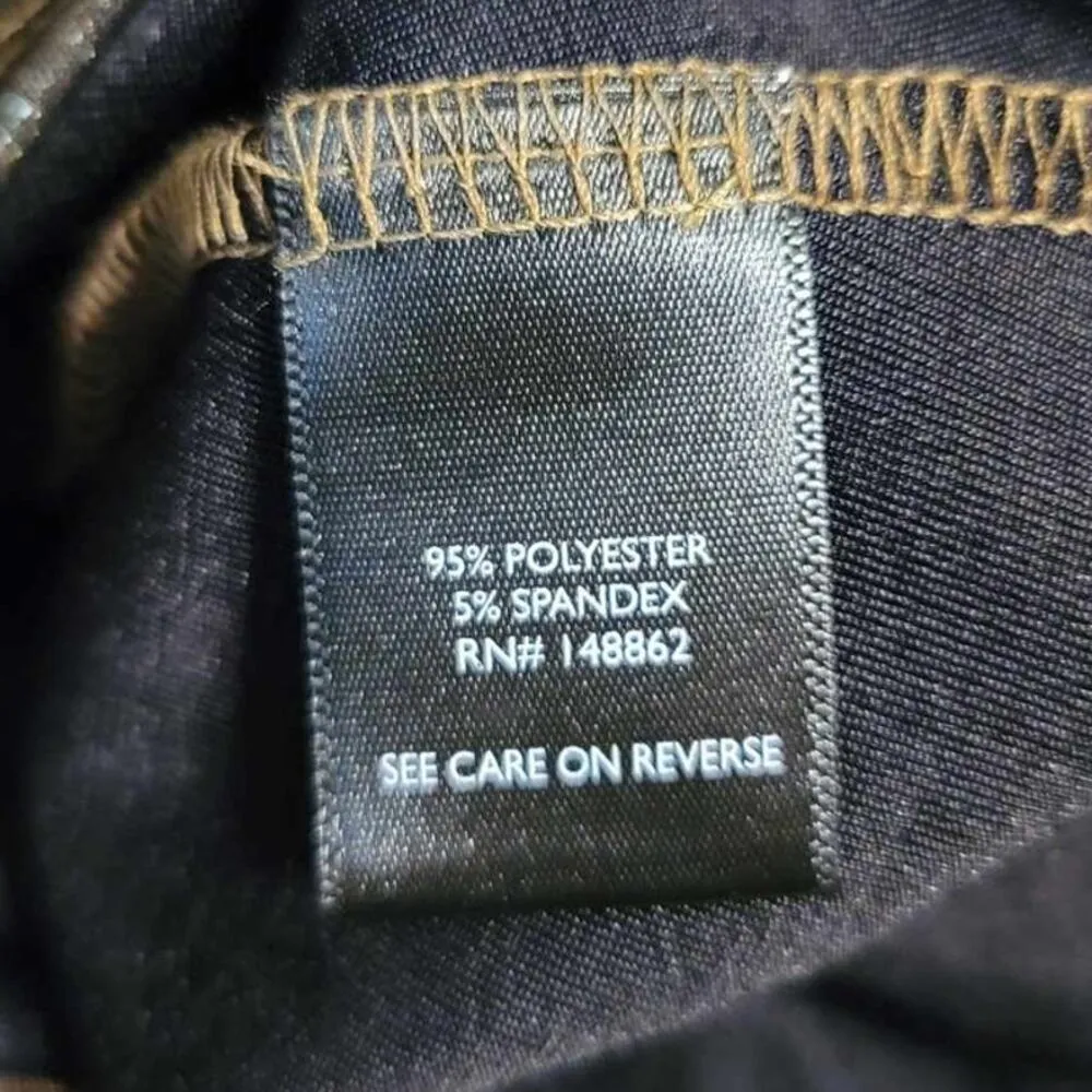 Torrid Liquid Shine Surplice Peplum Top Gold Plus 1X NEW - Image 4