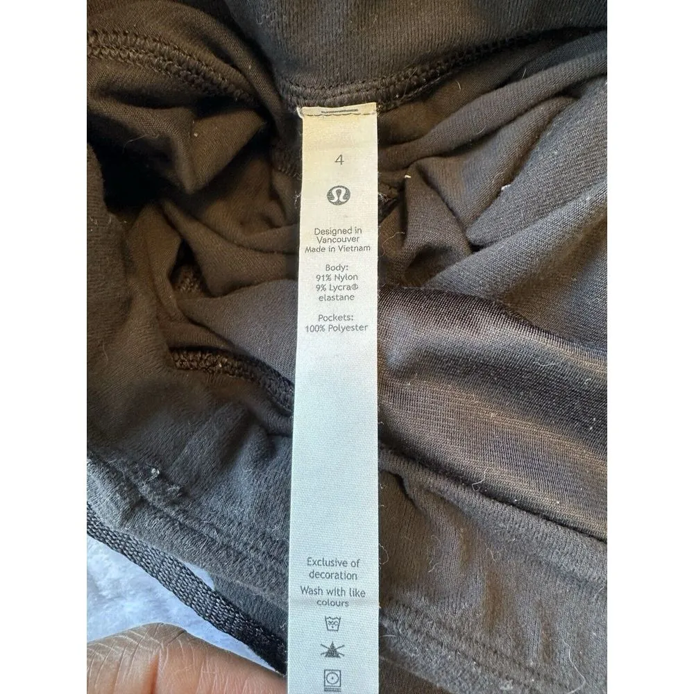Lululemon Women's Size 4 Black Nylon Ready To Rulu High Rise Crop Jogger‎ Pants - Image 5