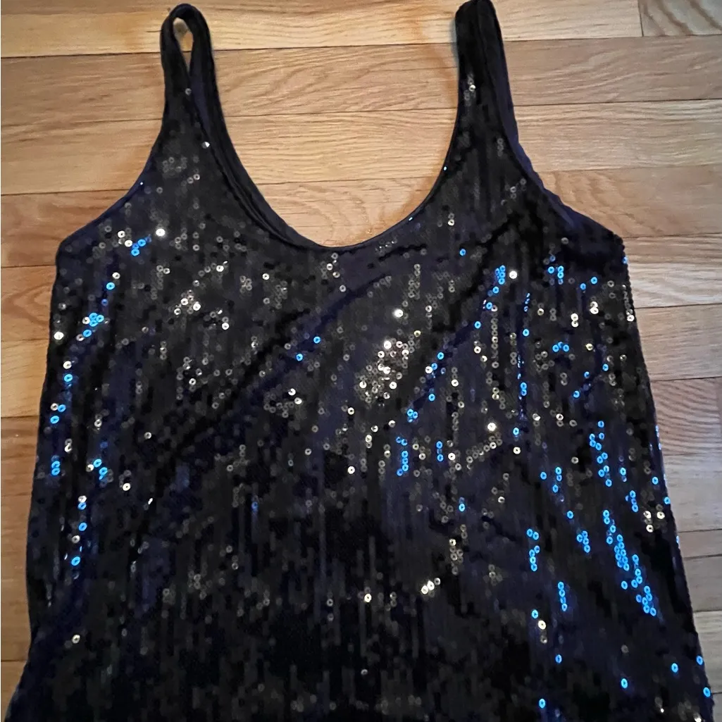 Black Sequin Women's Tank Top and Pants Set. New Year’s Eve! Party! 🎉 - Image 5
