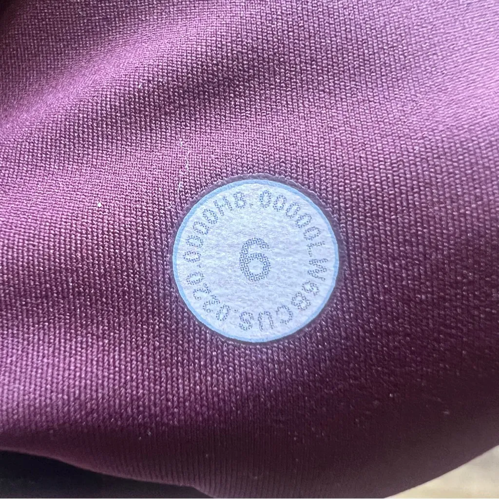 Lululemon Fast Free Crop II *Nulux 19" Dark Adobe Leggings , Size 6 - Image 8