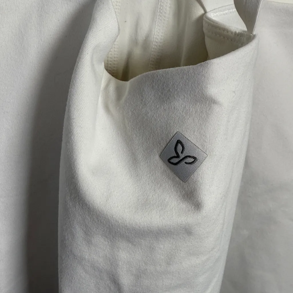 Prana Verana Yoga Support Tank Top in White NEW with Tag W2064 Sz XL - Image 4