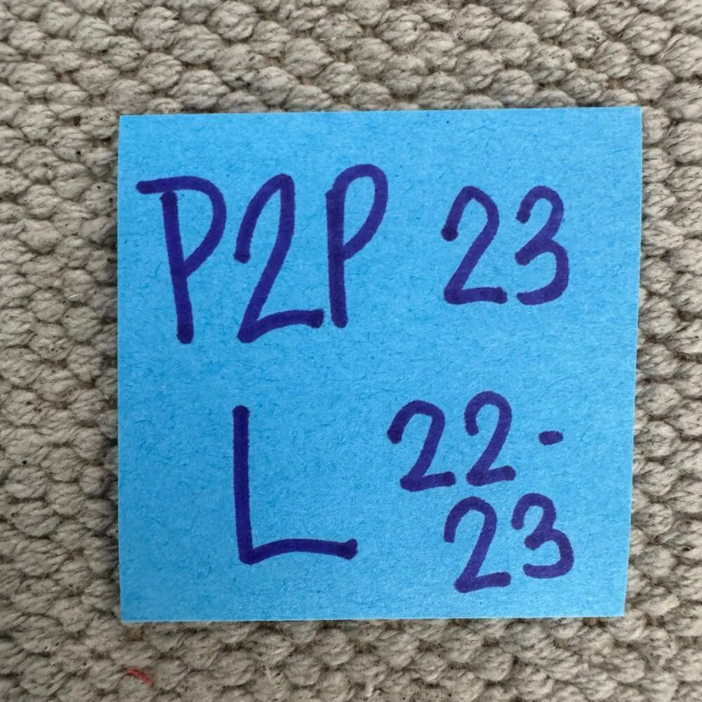 Poetry Faux Wrap Surplus Blouse Top Women M Blue Floral Drapy Boho Made in USA - Image 7