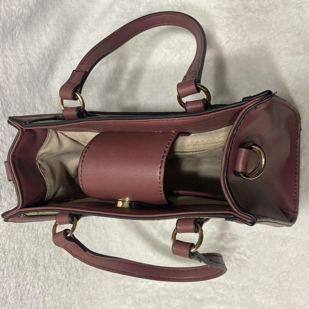 Nine West crossbody bag rouge brown flower print - Image 7