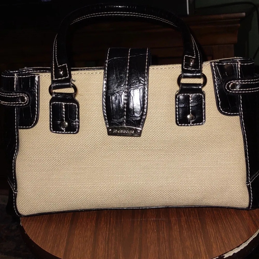 Liz Claiborne  canvas purse (C) - Image 2