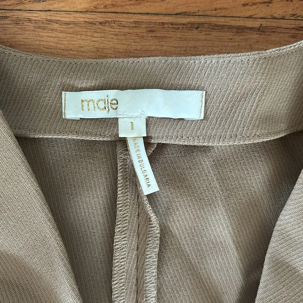 Maje Tan Dress - Image 2