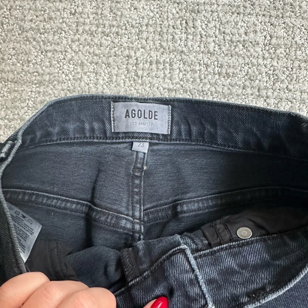 Agolde black / gray jean - Image 4