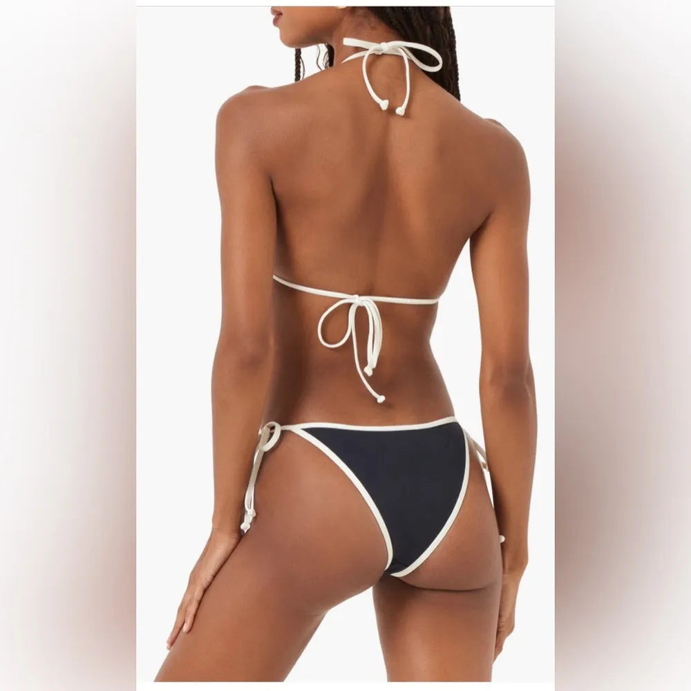 L*Space Triangle Bikini SET, Black/Cream, Small, $191 - Image 5